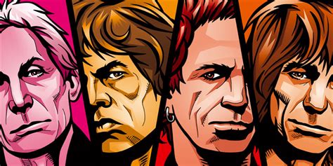 30 ilustraciones de los Rolling Stones
