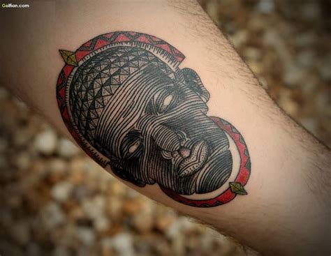 30+ Old Tribal African Mask Tattoos – African Culture Face ...
