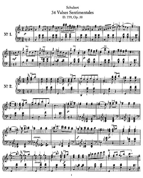 34 Valses Sentimentales Piano   Partituras   Cantorion ...