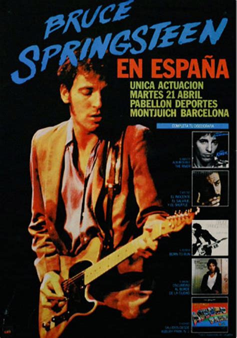 35 años del primer concierto de Bruce Springsteen en Barcelona
