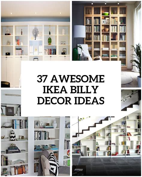 37 Awesome IKEA Billy Bookcases Ideas For Your Home   DigsDigs