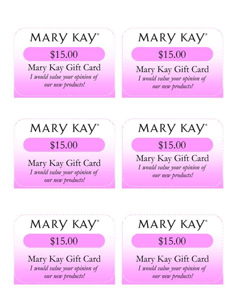 37 best images about Mary Kay Gift Certificates on ...