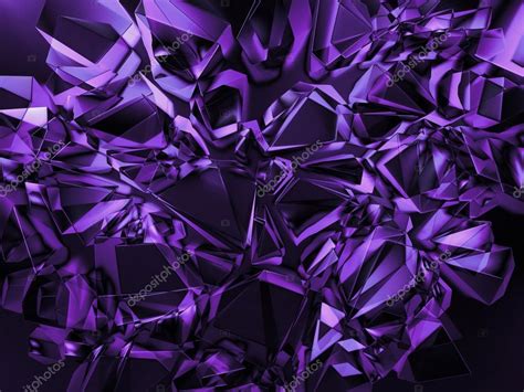 3d abstract violet purple crystal background — Stock Photo ...