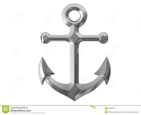 3d anchor stock illustration. Image of graphic, metal ...