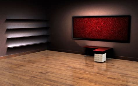 3D Empty Room Desktop Wallpaper | Ideas for the House ...