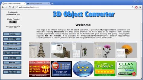3D file format conversion tools