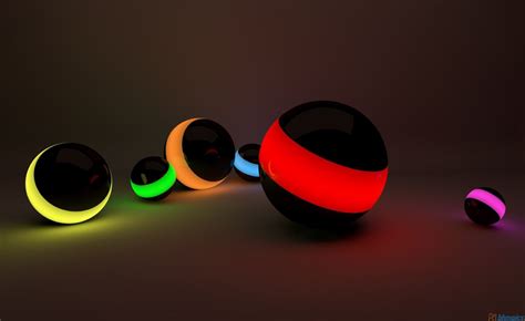 3D HD Colorful Ball for Laptop Free Download Wallpaper ...