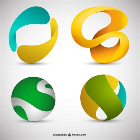 3D Logos Vector | Free Download
