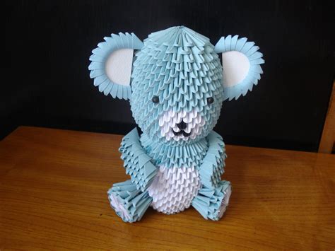 3D Origami Teddy Bear Tutorial   Part 1 | things to make ...