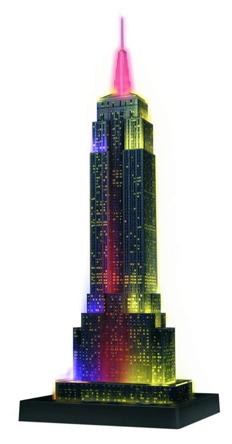 3D Puzzle with LED   Empire State Building by Night ...