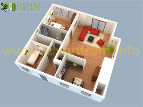 3D Small House Floor Plans, small house plans 3d   JohnyWheels