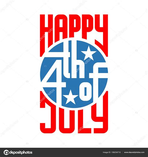 4 de julio día de la independencia de Estados Unidos logo ...