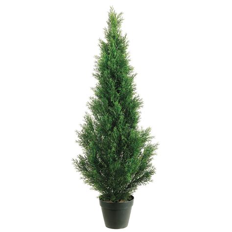 4 foot Outdoor Artificial Cedar Tree: Potted | 4FTCED ST