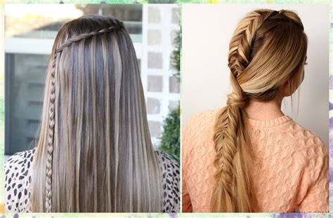 4 Ideas de peinados para cabello lacio y largo fáciles de ...