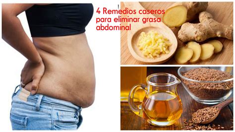 4 Remedios caseros para eliminar grasa abdominal de manera ...