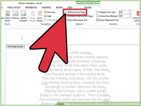 4 Ways to Insert a Custom Header or Footer in Microsoft Word