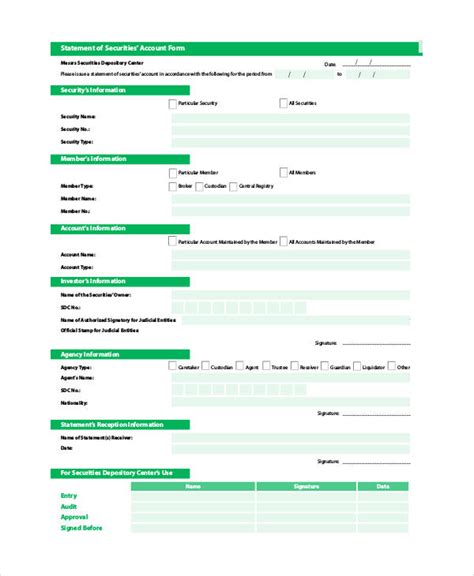 40+ Free Statement Forms | Sample Templates