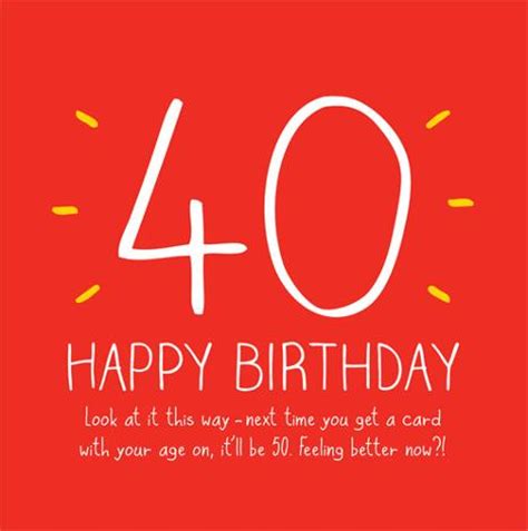 40 HAPPY BIRTHDAY   £2.40   A great selection of 40 Happy ...