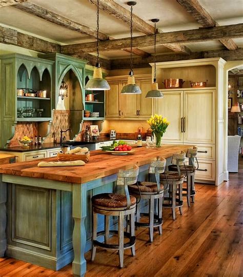 46 Fabulous Country Kitchen Designs & Ideas