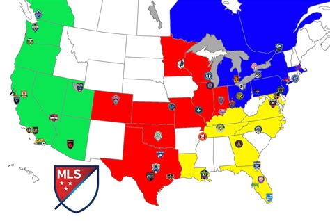 48 Team MLS in Map Form.... : MLS