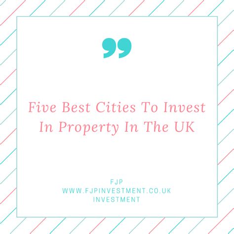 5 Best Cities to Invest in Property in UK   FJP Investment