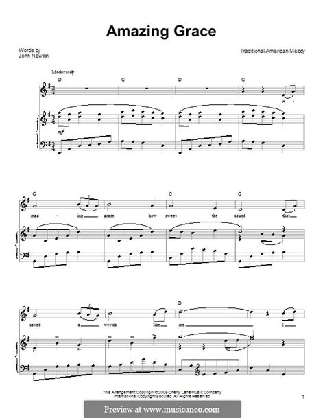 5 Best Images of Amazing Grace Sheet Music Printable ...