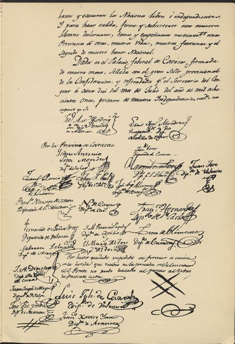 5 de Julio de 1811 se firma el Acta de independencia de ...