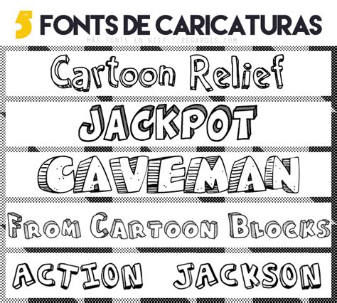 5 Fonts de Caricaturas Gratis | Fuentes / Fonts ...