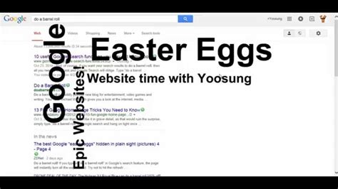5 Google Hidden games!!!  Easter Eggs   Website time with ...