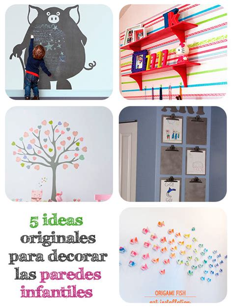 5 Ideas originales para decorar paredes infantiles   Pequeocio