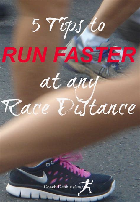 5 Tips to Run Faster at Any Race Distance