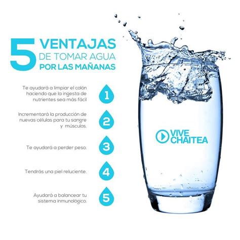 5 ventajas de tomar agua por las mañanas. ¡Vive saludable ...