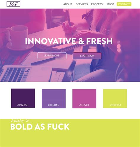 5 Web Design Color Palettes | From Black and Gold Websites
