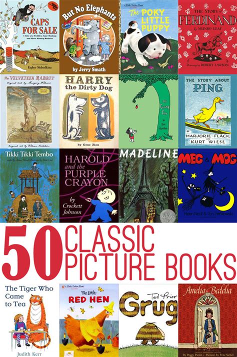 50 Classic Picture Books to Read with kids