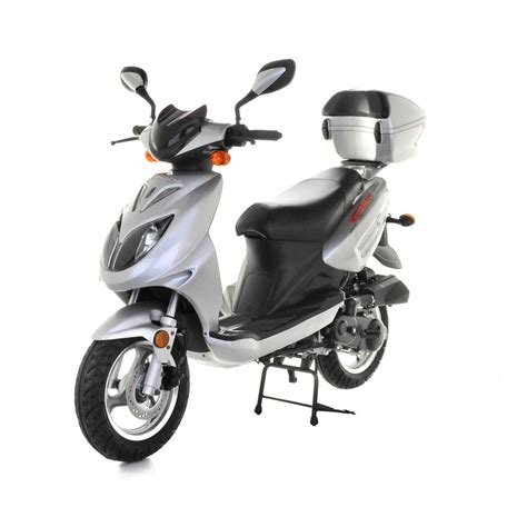 50cc Scooter   Buy Direct Bikes Ninja 50cc Scooters Silver