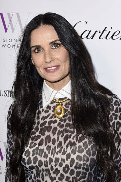 55 year old Demi Moore in a Christian Dior dress marked ...