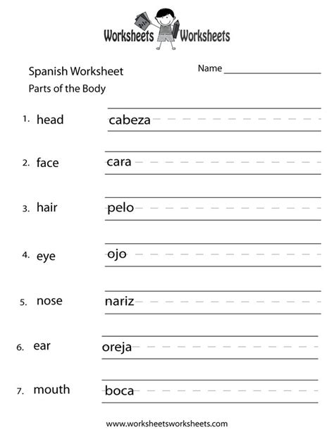 58 best spanish worksheets images on Pinterest | Spanish ...