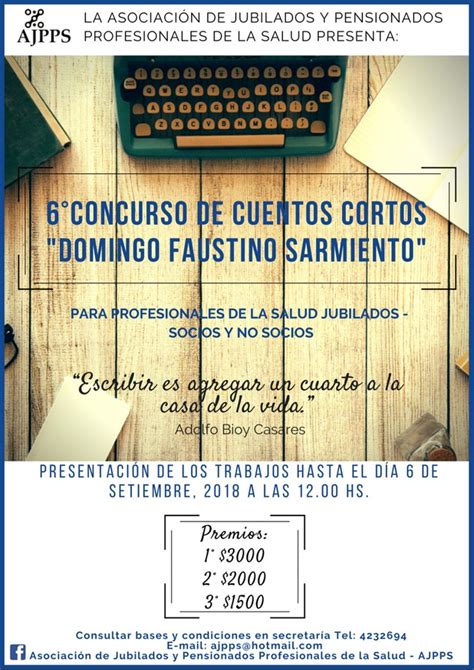 6° Concurso de Cuentos Cortos “Domingo F. Sarmiento” de la ...