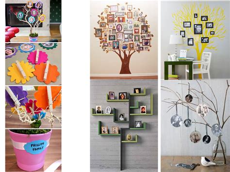 60 Brillantes ideas para decorar con fotos familiares