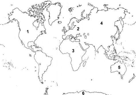 60 Mapas de paises y continentes para colorear con nombres ...