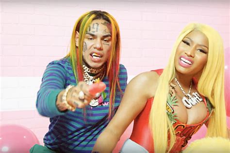 6ix9ine, Nicki Minaj and Murda Beatz Drop Colorful  Fefe ...