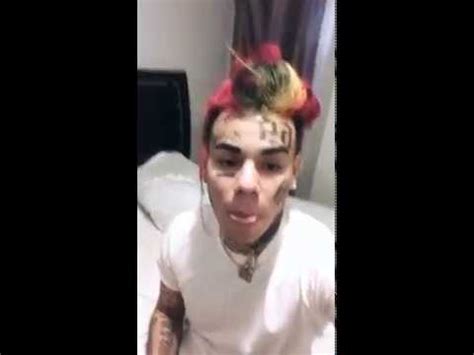 6ix9ine | TEKA$HI69 Instagram livestream with his New dog ...