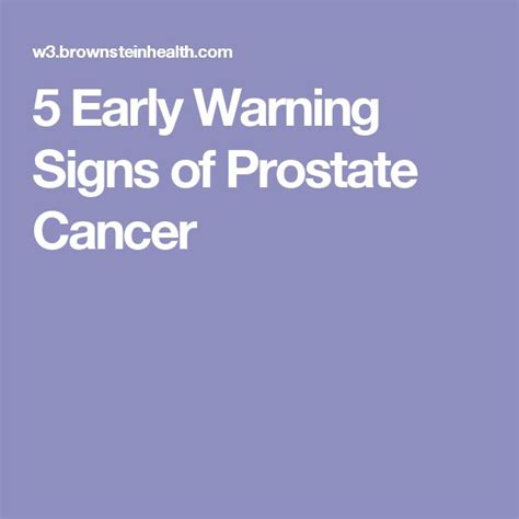 7 best 5 Symptoms of Prostate cancer images on Pinterest ...