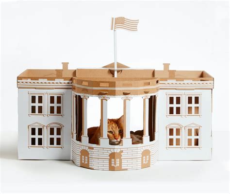7 Cardboard Cat Houses Inspired By Famous Architectural ...