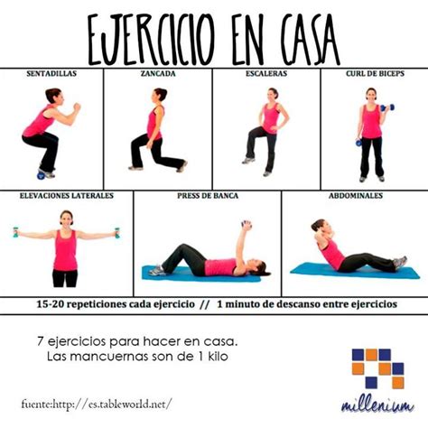 7 ejercicios para hacer en casa #Retómalo | Salud ...
