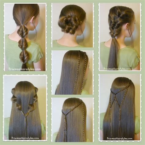 7 Quick & Easy Hairstyles, Part 2 | Hairstyles For Girls ...