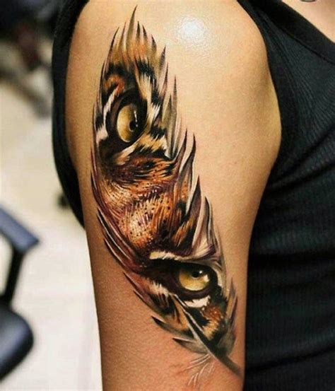 70 Feather Tattoo Designs For Men   Masculine Ink Ideas