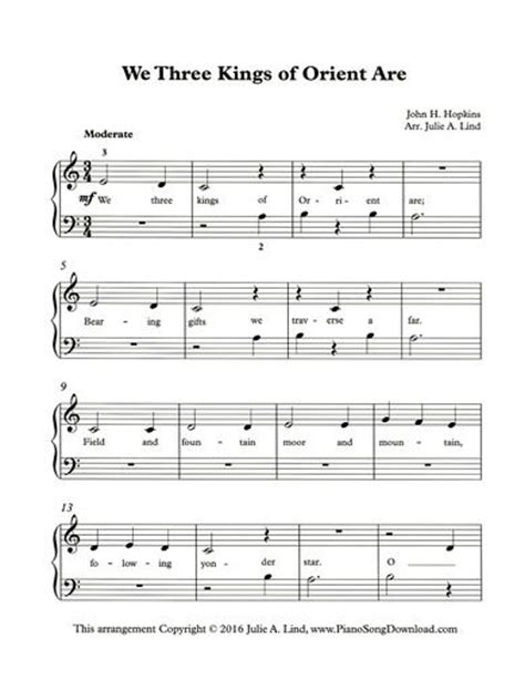 72 best Christmas Piano Sheet Music printable for all ages ...