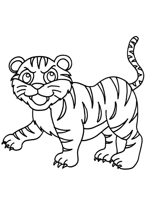 72 dibujos de Tigres para colorear | Oh Kids | Page 8
