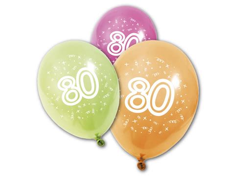 8 Globos de cumpleaños 80 años: Decoración,y disfraces ...
